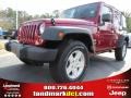 2013 Deep Cherry Red Crystal Pearl Jeep Wrangler Unlimited Sport S 4x4  photo #1