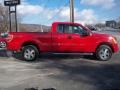 2010 Vermillion Red Ford F150 STX SuperCab 4x4  photo #4