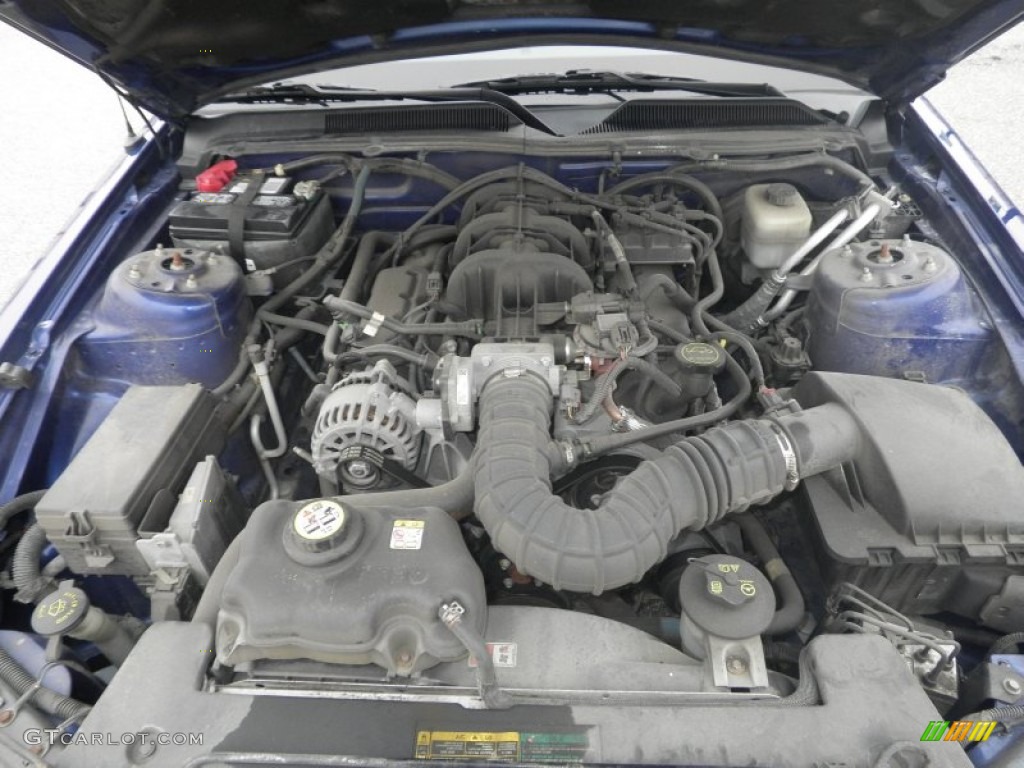 2008 Ford Mustang V6 Deluxe Convertible Engine Photos