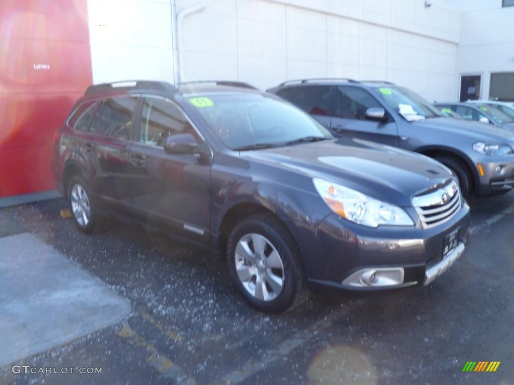 2011 Outback 3.6R Limited Wagon - Graphite Gray Metallic / Off Black photo #2