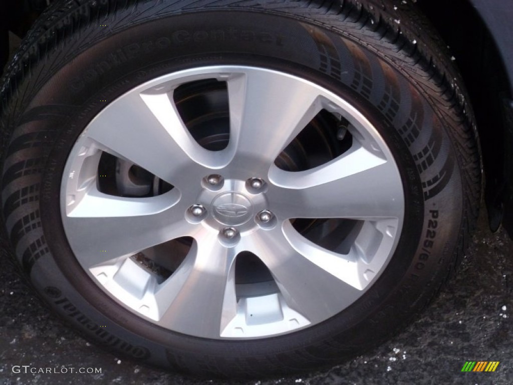 2011 Outback 3.6R Limited Wagon - Graphite Gray Metallic / Off Black photo #10