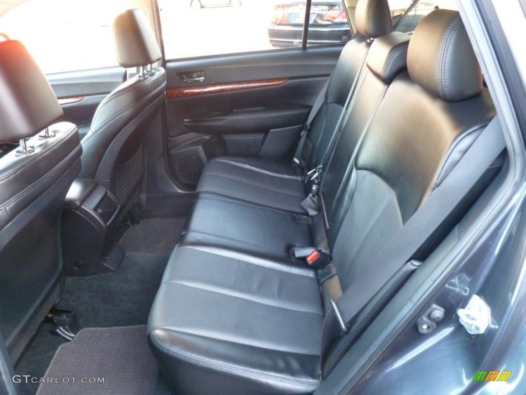 2011 Outback 3.6R Limited Wagon - Graphite Gray Metallic / Off Black photo #12