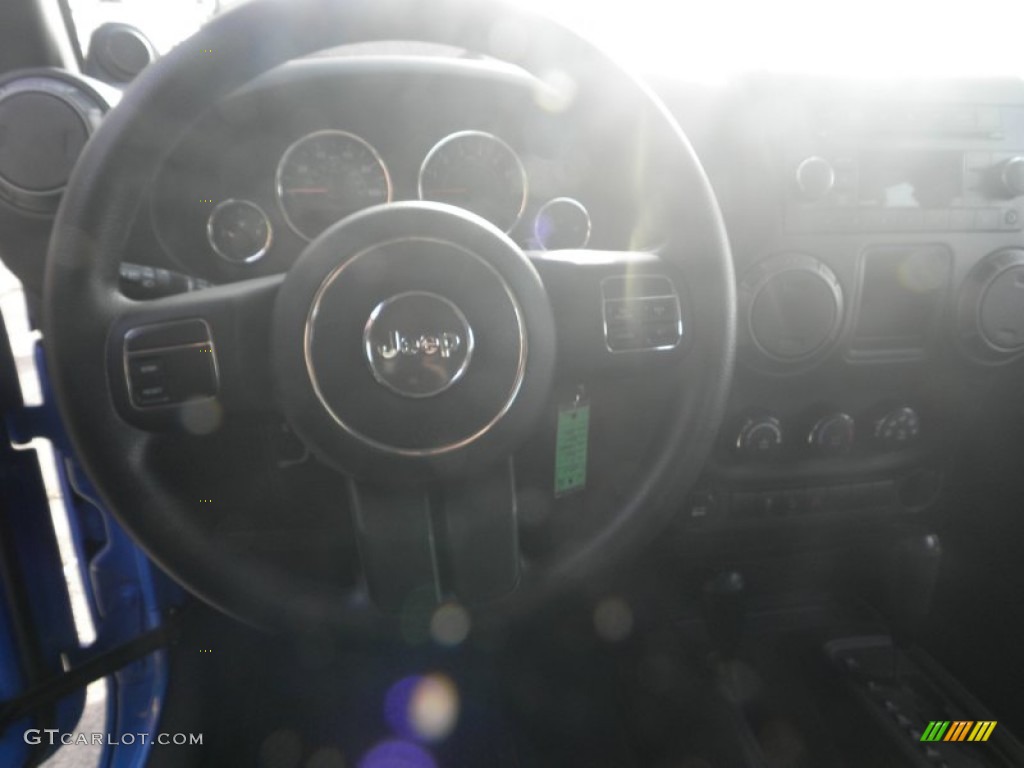 2011 Wrangler Sport 4x4 - Cosmos Blue / Black photo #6