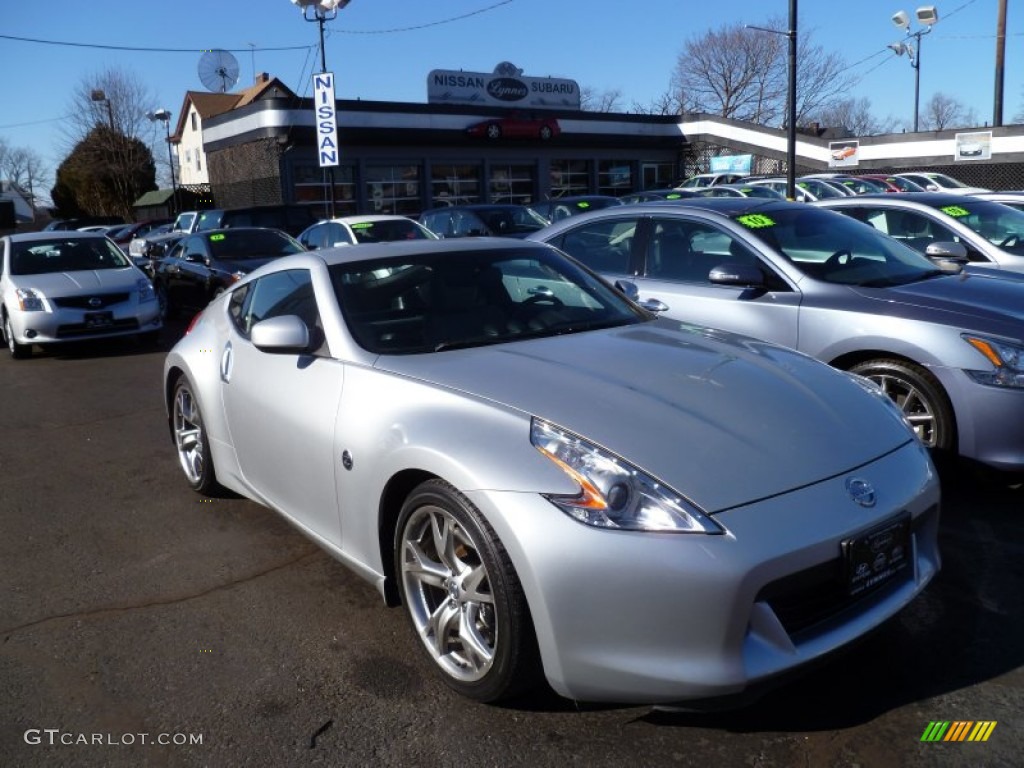 Brilliant Silver 2009 Nissan 370Z Sport Touring Coupe Exterior Photo #76339147
