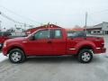 Bright Red 2008 Ford F150 STX SuperCab 4x4 Exterior