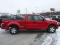 2008 Bright Red Ford F150 STX SuperCab 4x4  photo #6