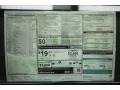2013 BMW 7 Series 750Li Sedan Window Sticker