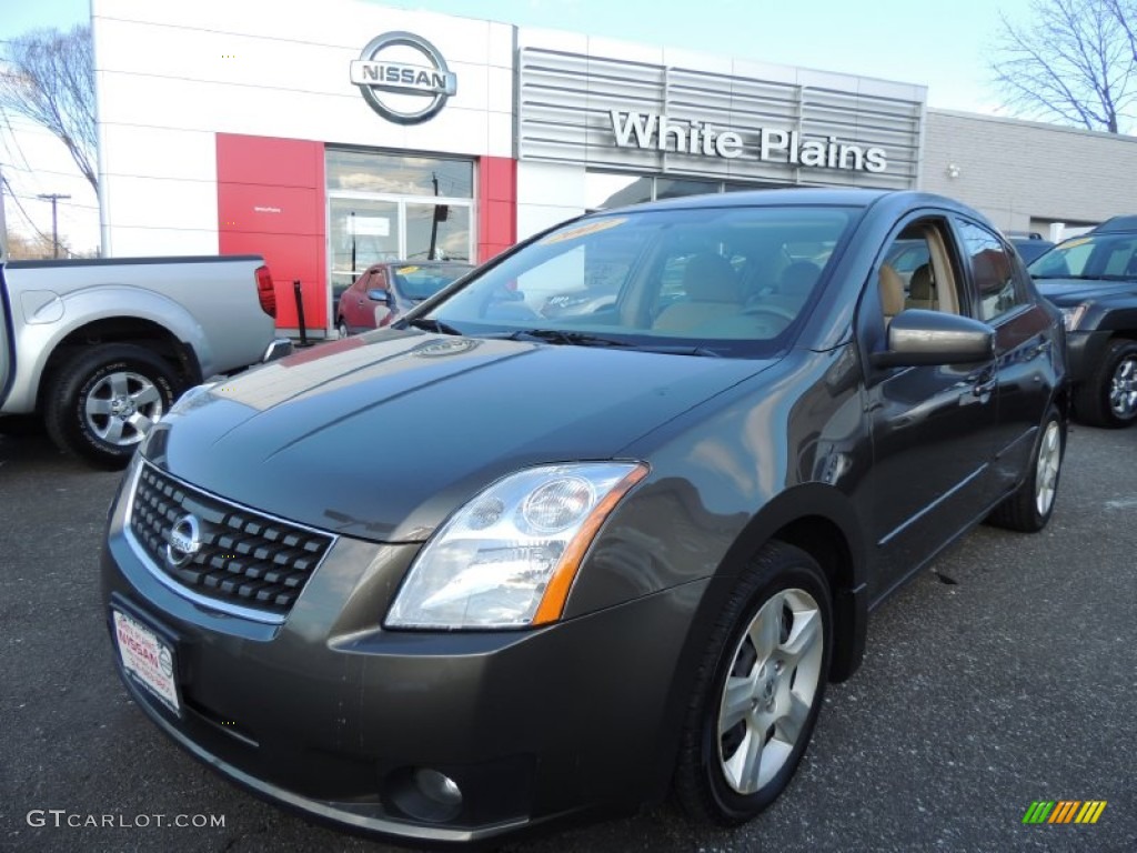 2007 Sentra 2.0 S - Polished Granite / Beige photo #1