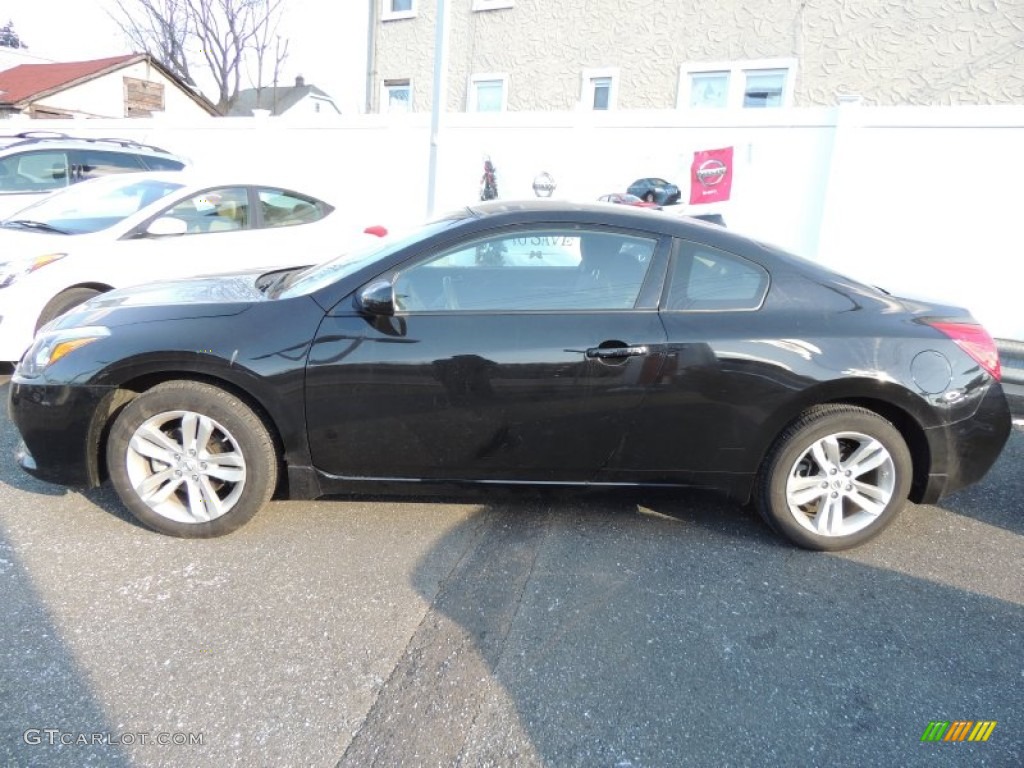2012 Altima 2.5 S Coupe - Super Black / Charcoal photo #4