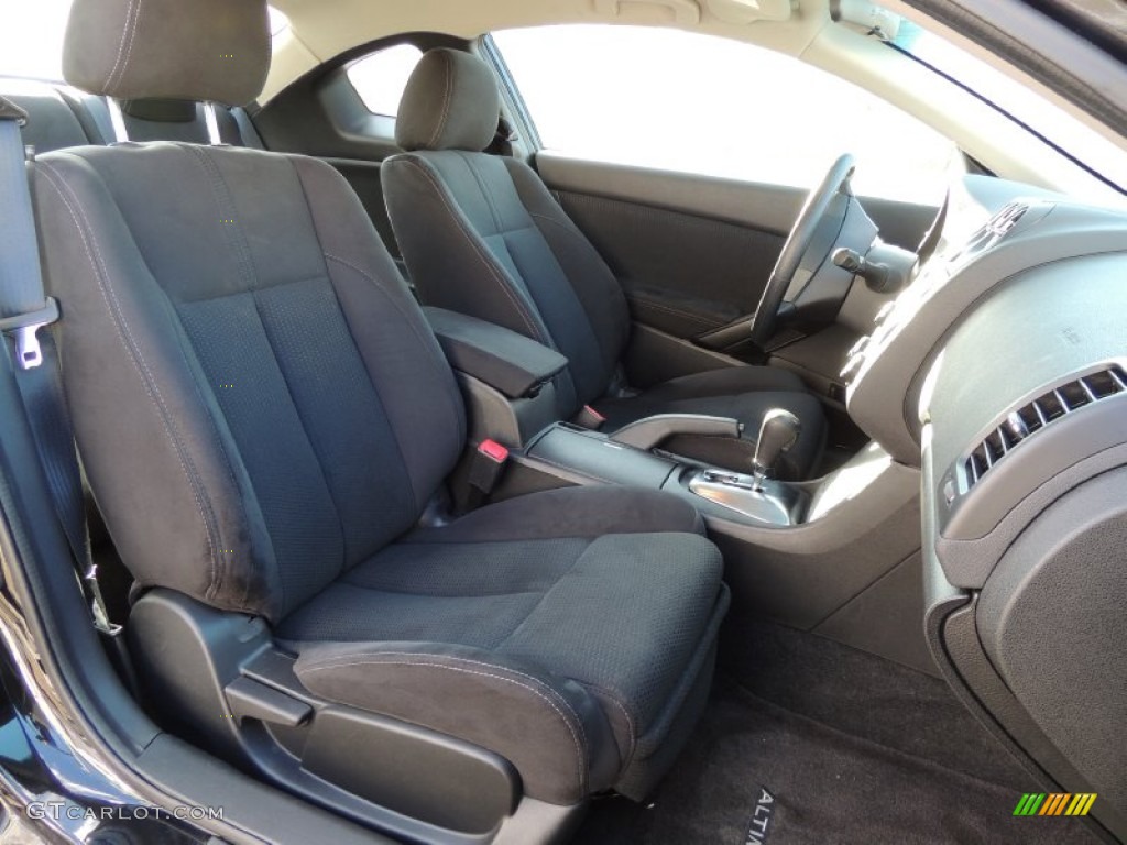 2012 Altima 2.5 S Coupe - Super Black / Charcoal photo #10