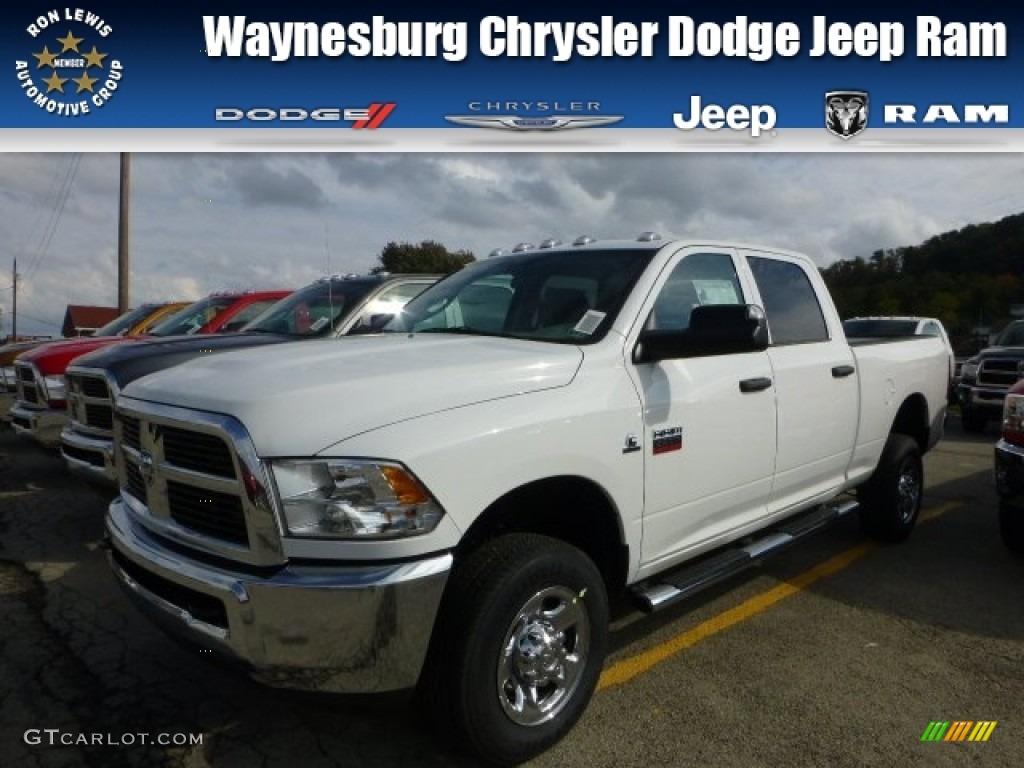 2012 Ram 2500 HD ST Crew Cab 4x4 - Bright White / Dark Slate/Medium Graystone photo #1