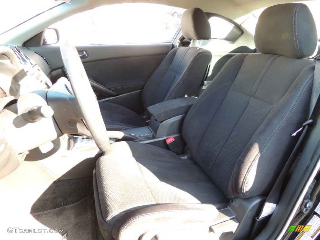 2012 Altima 2.5 S Coupe - Super Black / Charcoal photo #14