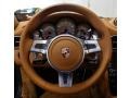 2010 Porsche 911 Natural Brown Interior Steering Wheel Photo
