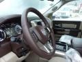 Canyon Brown/Light Frost Beige 2013 Ram 1500 Laramie Crew Cab 4x4 Steering Wheel
