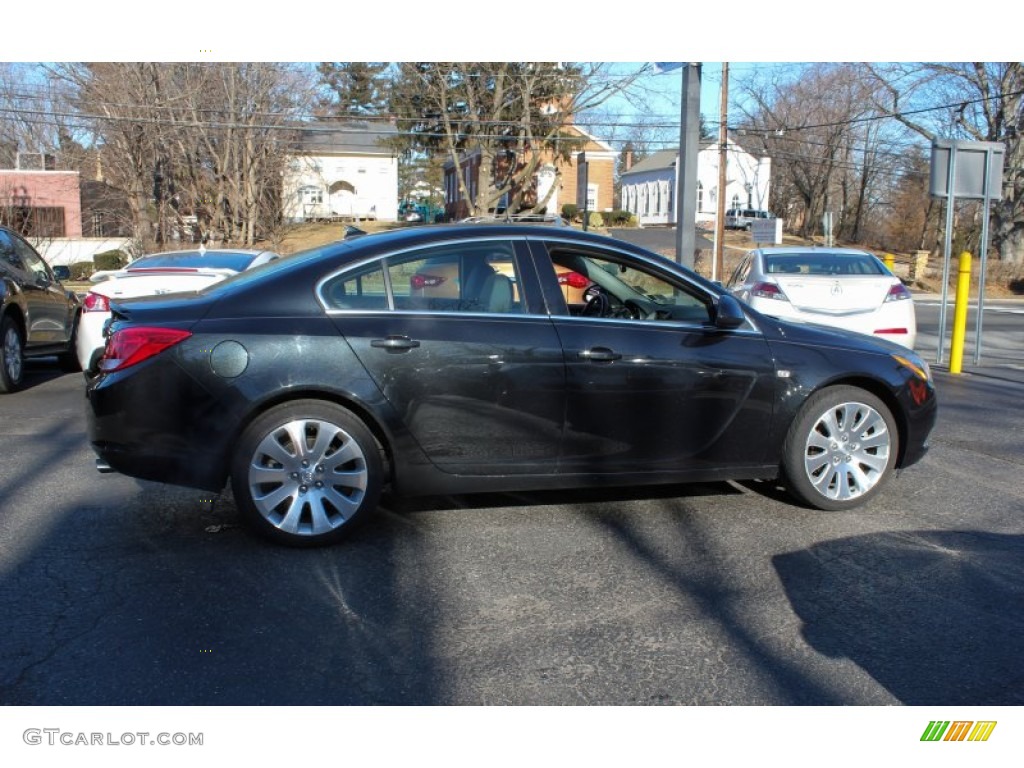 Carbon Black Metallic 2011 Buick Regal CXL Turbo Exterior Photo #76342637