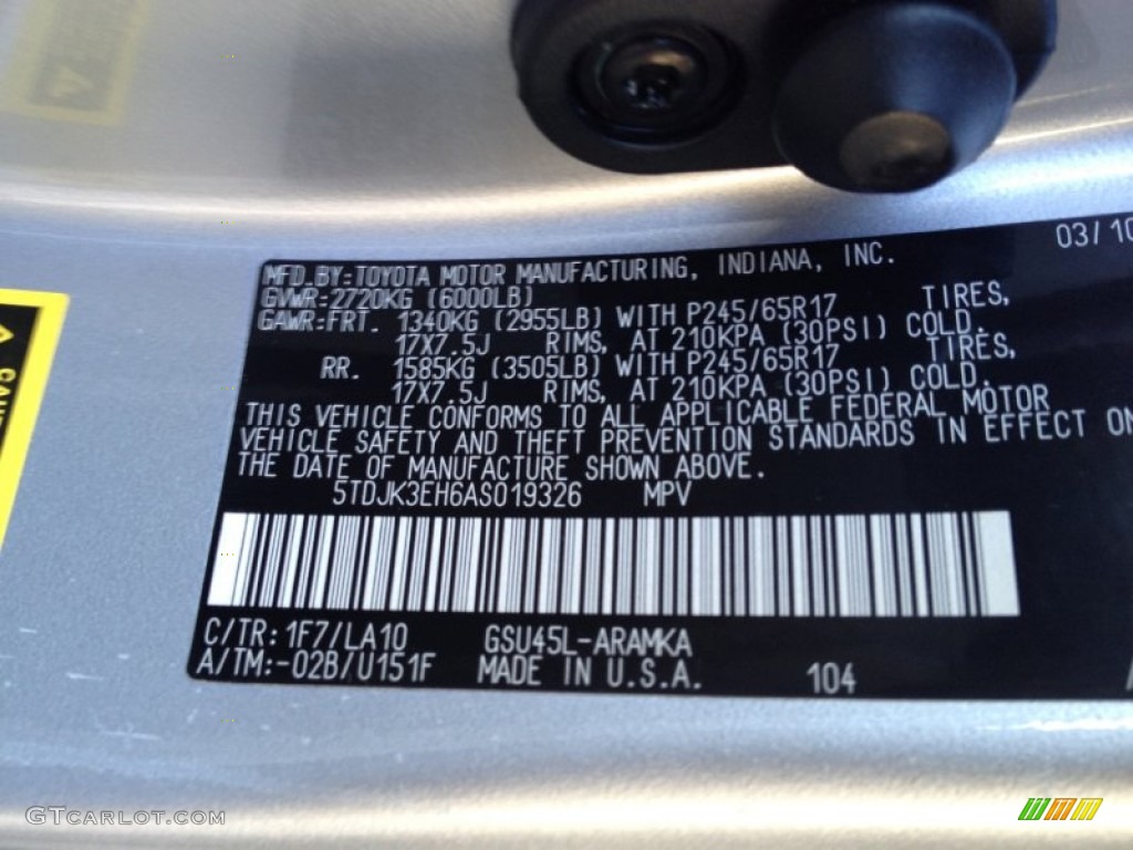 2010 Highlander SE 4WD - Classic Silver Metallic / Ash photo #17