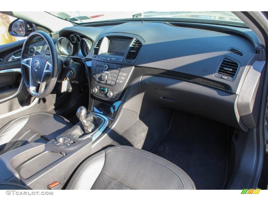 2011 Buick Regal CXL Turbo Ebony Dashboard Photo #76342705