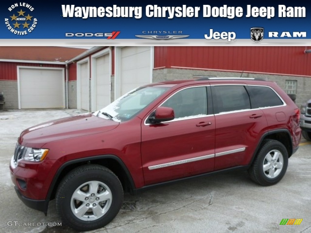 2013 Grand Cherokee Laredo 4x4 - Deep Cherry Red Crystal Pearl / Dark Graystone/Medium Graystone photo #1