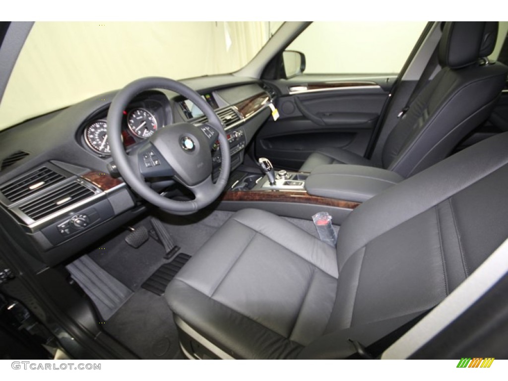 Black Interior 2013 BMW X5 xDrive 35i Premium Photo #76343000