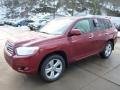 2010 Salsa Red Pearl Toyota Highlander Limited 4WD  photo #3