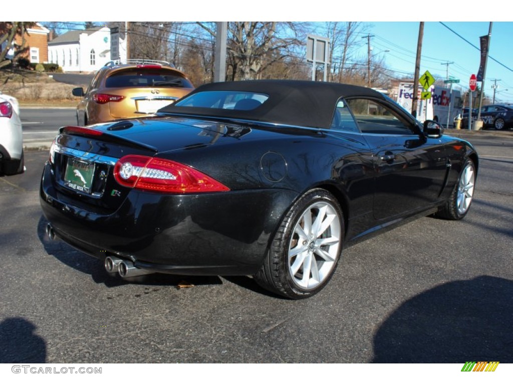 Ultimate Black Metallic 2010 Jaguar XK XKR Convertible Exterior Photo #76343473