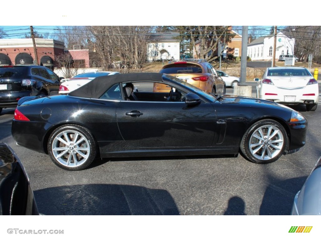 Ultimate Black Metallic 2010 Jaguar XK XKR Convertible Exterior Photo #76343490