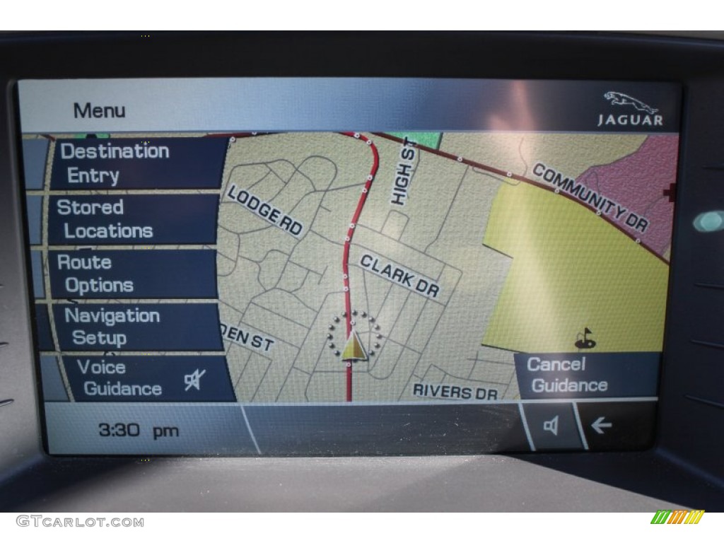 2010 Jaguar XK XKR Convertible Navigation Photo #76343658