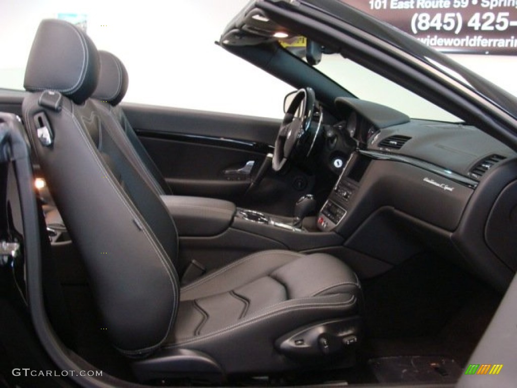 Nero Interior 2012 Maserati GranTurismo Convertible GranCabrio Sport Photo #76344072