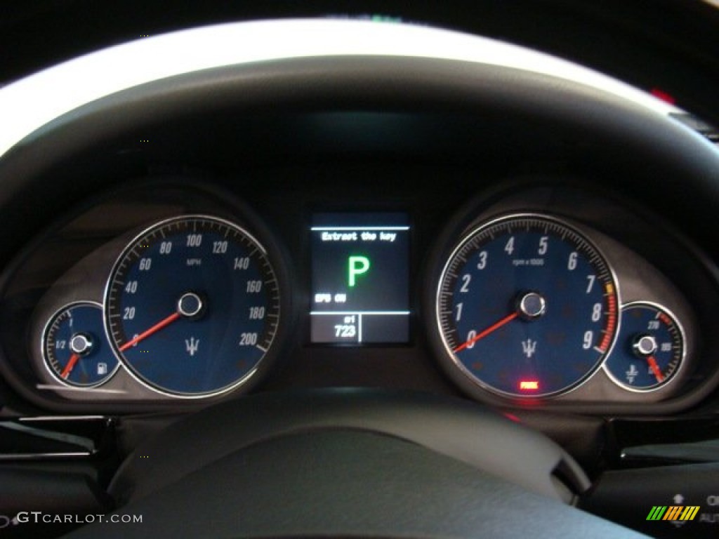 2012 Maserati GranTurismo Convertible GranCabrio Sport Gauges Photos
