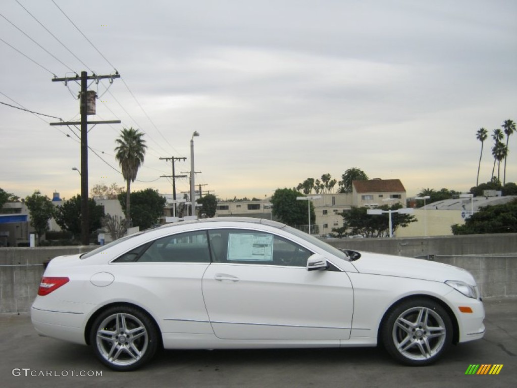 Polar White 2013 Mercedes-Benz E 350 Coupe Exterior Photo #76344235