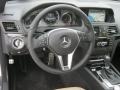 2013 Mercedes-Benz E Almond/Black Interior Steering Wheel Photo