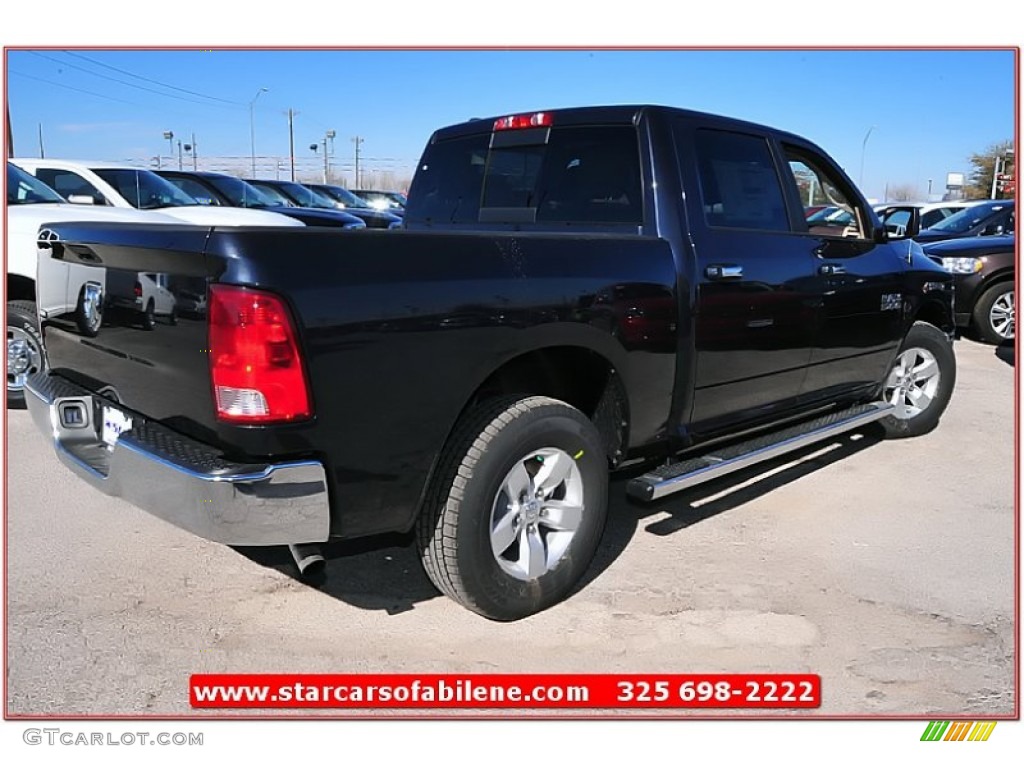 2013 1500 SLT Crew Cab - Maximum Steel Metallic / Canyon Brown/Light Frost Beige photo #8