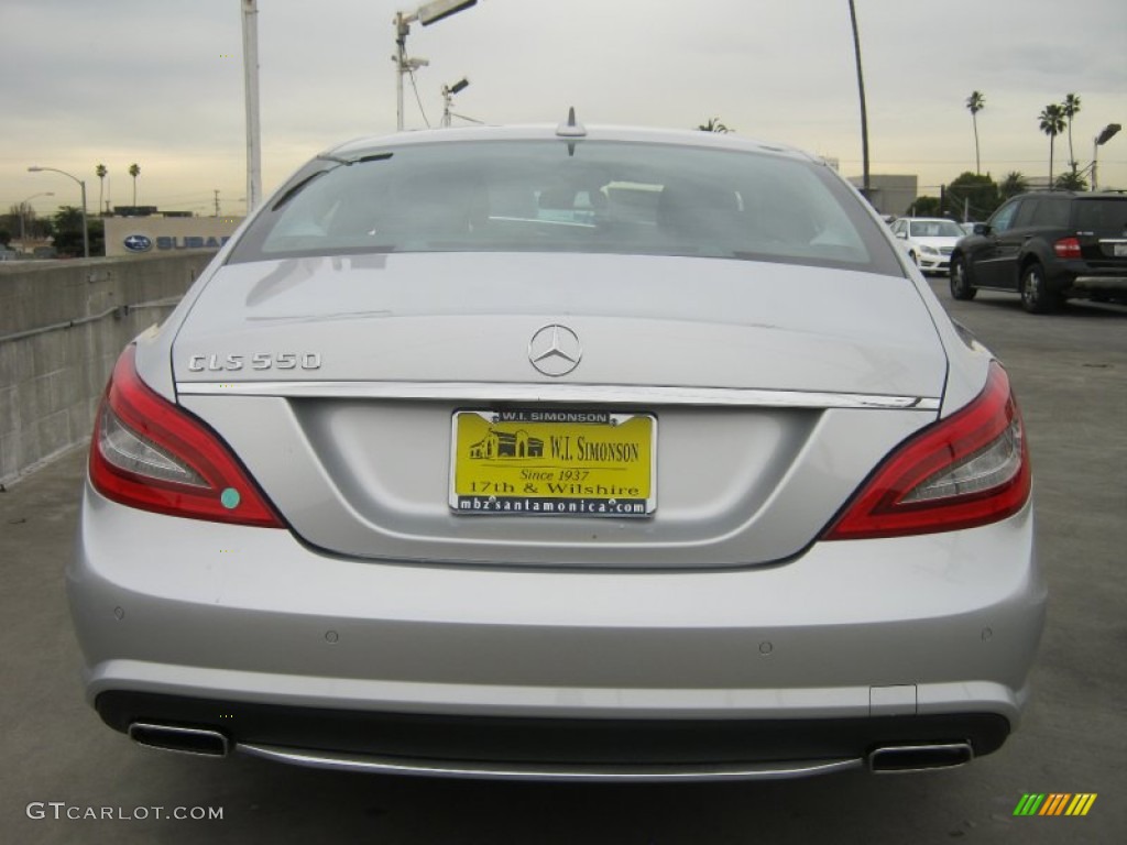 2013 CLS 550 Coupe - Iridium Silver Metallic / Black photo #5