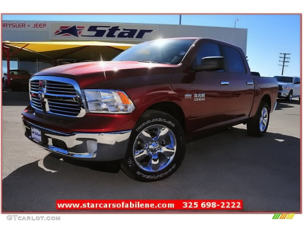 2013 1500 Lone Star Crew Cab - Copperhead Pearl / Black/Diesel Gray photo #1