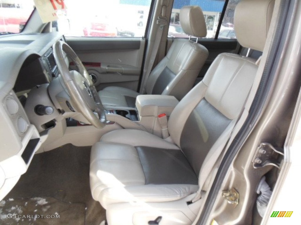 2006 Jeep Commander Limited 4x4 Front Seat Photo #76345141