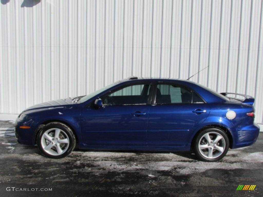 Lapis Blue Metallic 2006 Mazda MAZDA6 s Sport Sedan Exterior Photo #76345291