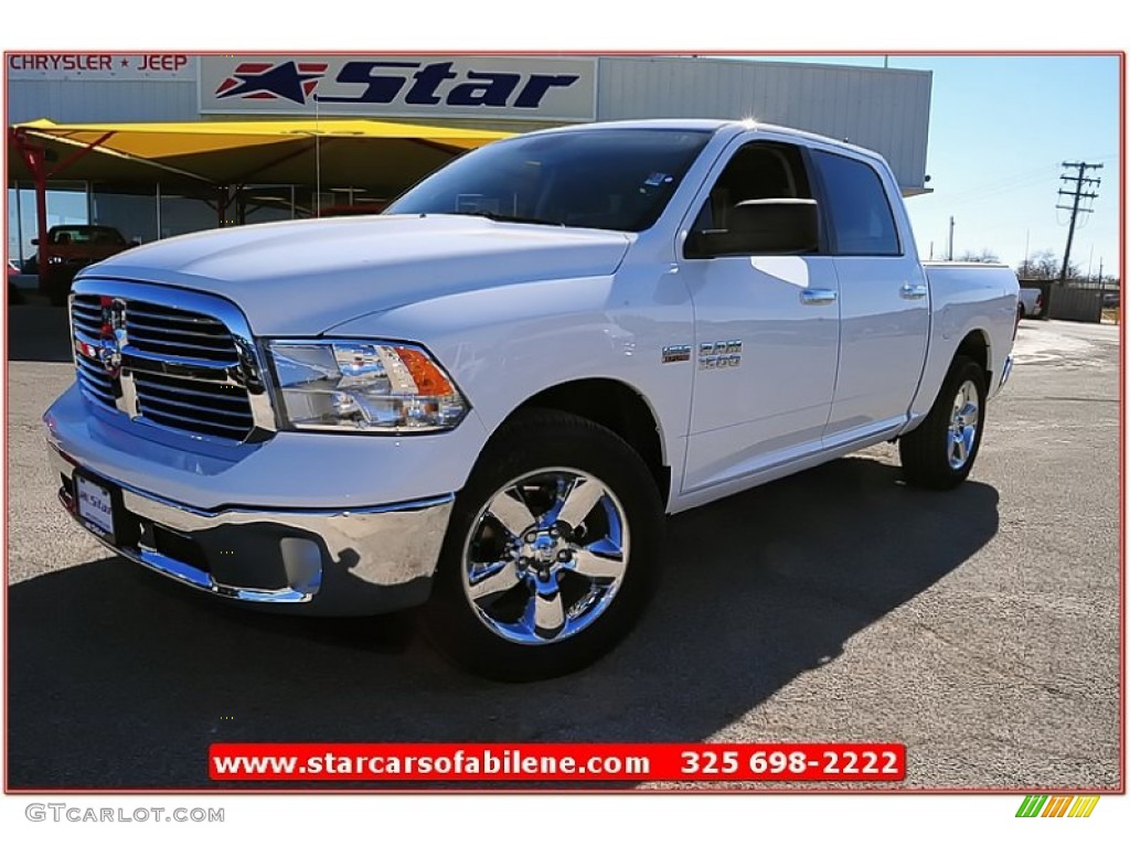 2013 1500 Lone Star Crew Cab - Bright White / Canyon Brown/Light Frost Beige photo #1