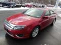 2010 Red Candy Metallic Ford Fusion SEL V6  photo #4