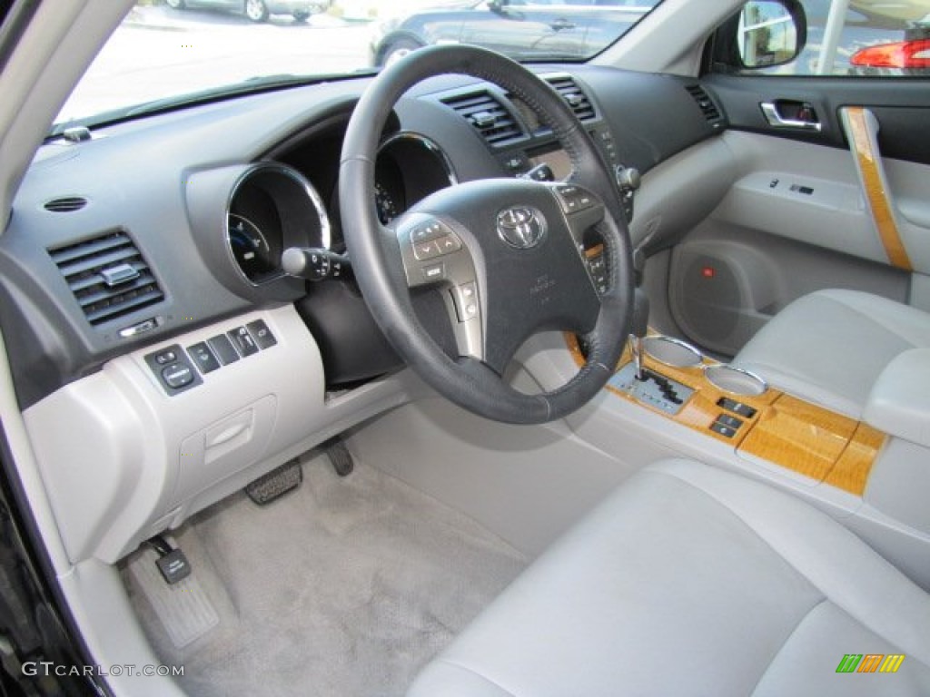 Ash Gray Interior 2008 Toyota Highlander Hybrid Limited 4WD Photo #76347196