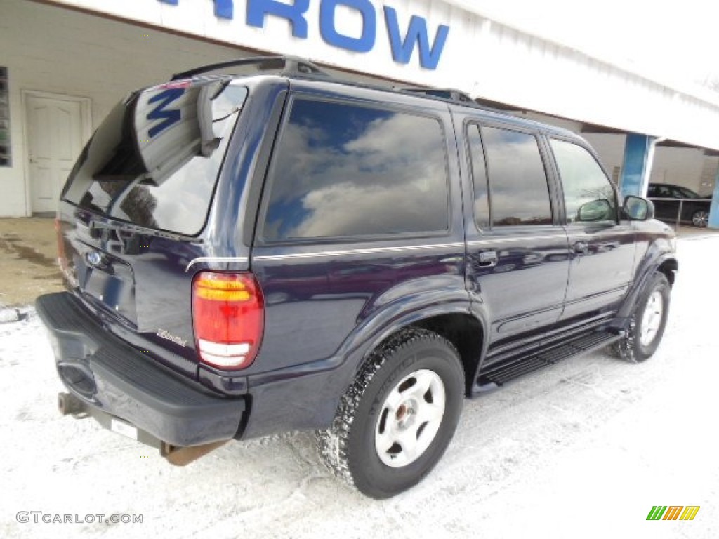 2000 Explorer Limited 4x4 - Deep Wedgewood Blue Metallic / Dark Graphite photo #8