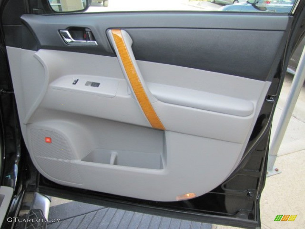 2008 Toyota Highlander Hybrid Limited 4WD Ash Gray Door Panel Photo #76347739