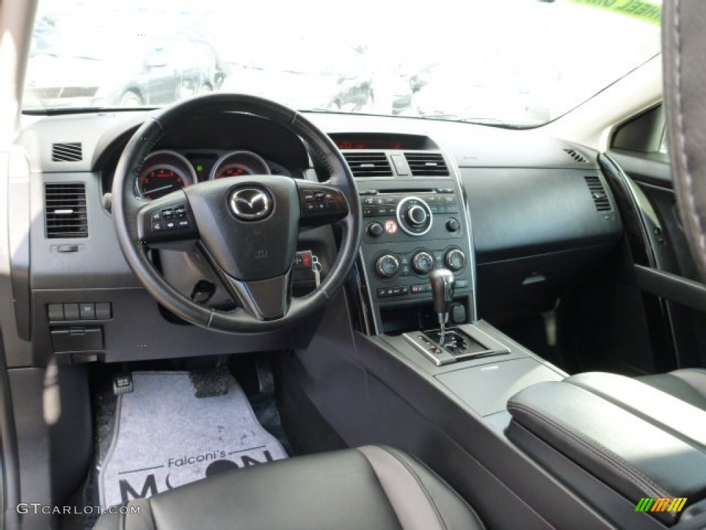 Black Interior 2012 Mazda CX-9 Touring Photo #76348183