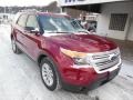 2013 Ruby Red Metallic Ford Explorer XLT  photo #2