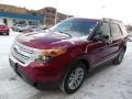 2013 Ruby Red Metallic Ford Explorer XLT  photo #4