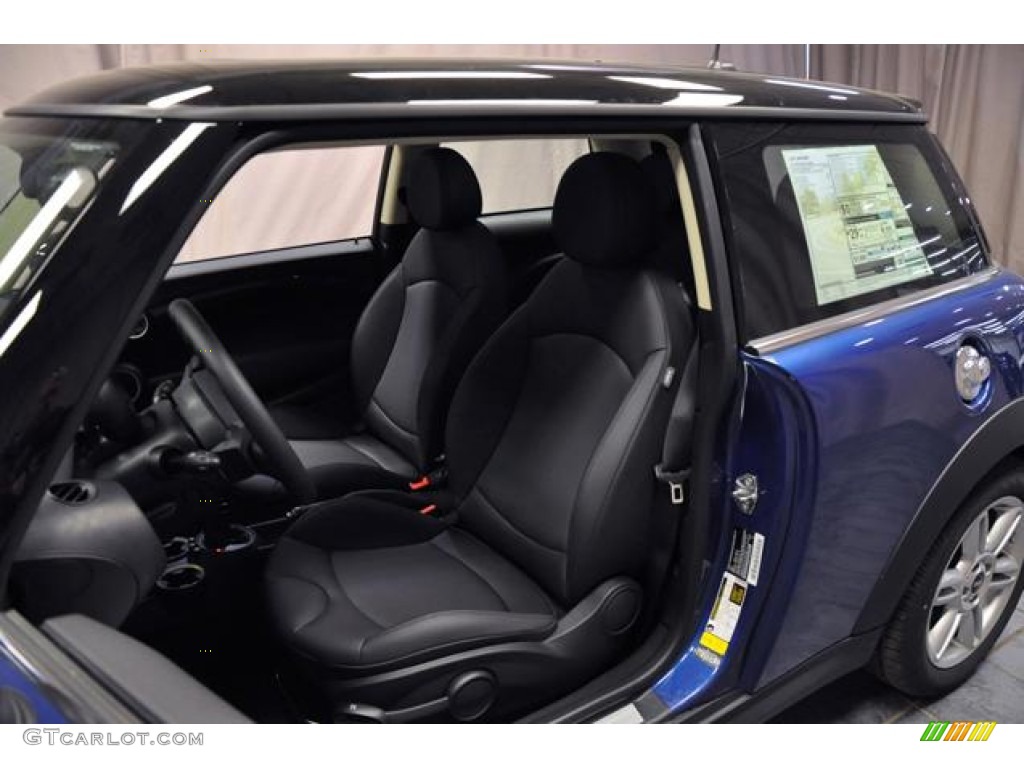 2013 Cooper S Hardtop - Lightning Blue Metallic / Carbon Black photo #22