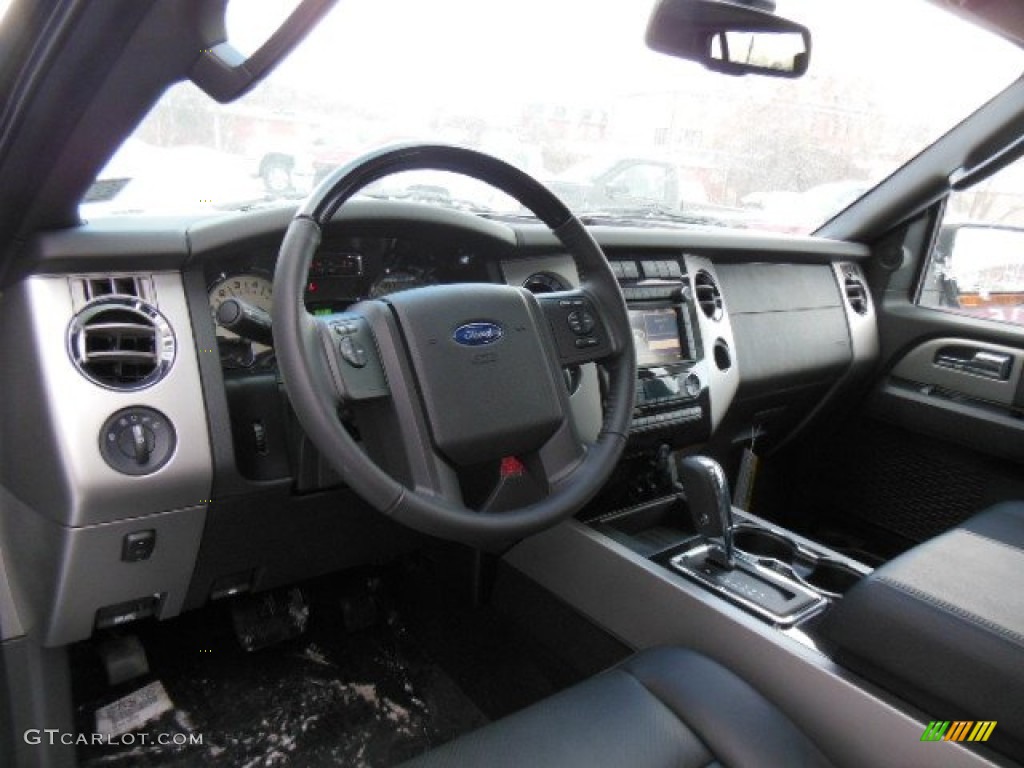 Charcoal Black Interior 2013 Ford Expedition EL Limited 4x4 Photo #76349032