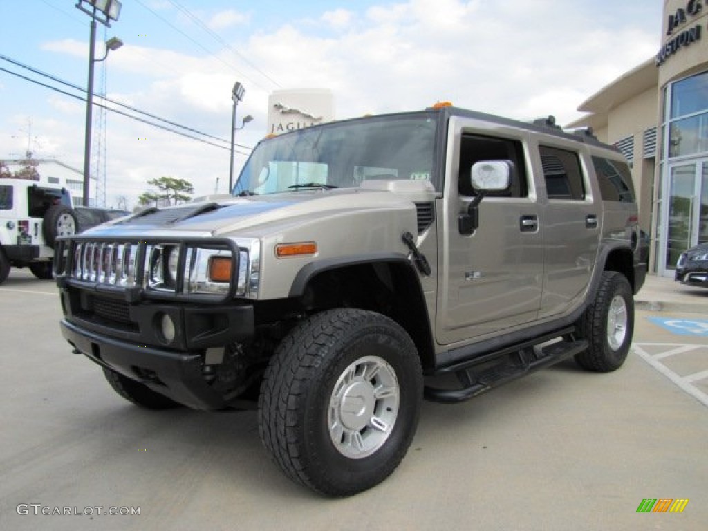 Pewter Metallic 2003 Hummer H2 SUV Exterior Photo #76349178