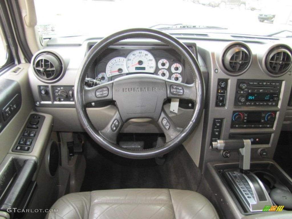 2003 Hummer H2 SUV Wheat Dashboard Photo #76349308