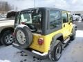 Solar Yellow - Wrangler SE 4x4 Photo No. 2