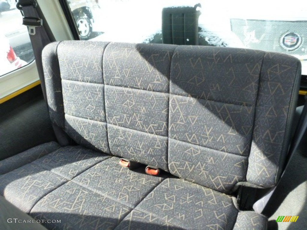 Agate Black Interior 2002 Jeep Wrangler SE 4x4 Photo #76349461